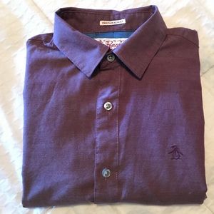 Penguin Button Down Shirt Mens Small